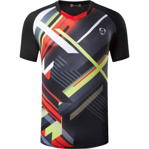 Jeansian Mens Tshirt T-Shirt Tee Shirt Sport Dry Fit Short Sleeve Running Fitness Workout LSL309 Black
