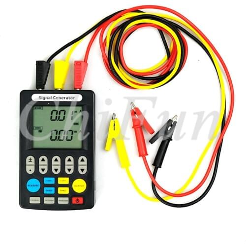 Updated version Signal Generator 4-20mA Signal Source 24V Current Voltage Thermocouple Handheld with PT100 thermal resistance