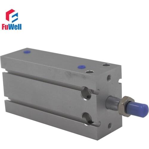 Aluminum Alloy CDU Type Pneumatic Air Cylinder 16mm Bore 16x5/10/15/20/25/30mm Stroke Double Acting Pneumatic Cylinder