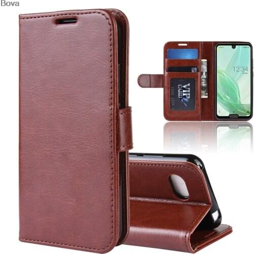 Premium Pu Leather case card holder cover case for SHARP R2 Compact SH-M09 protective case coque fundas