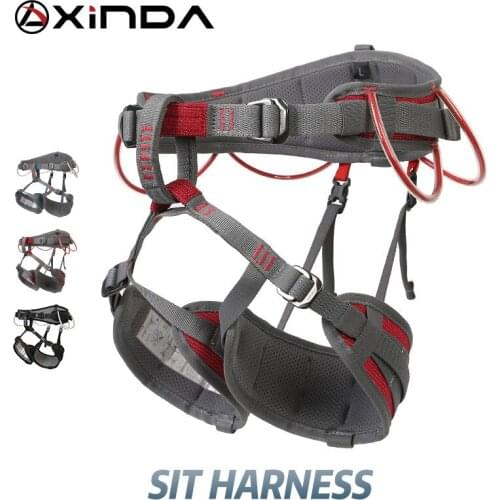 XINDA Camping Half Safety Belt Rock Climbing Outdoor Expand Training Half Body Harness Protective Supplies Survival Equipment