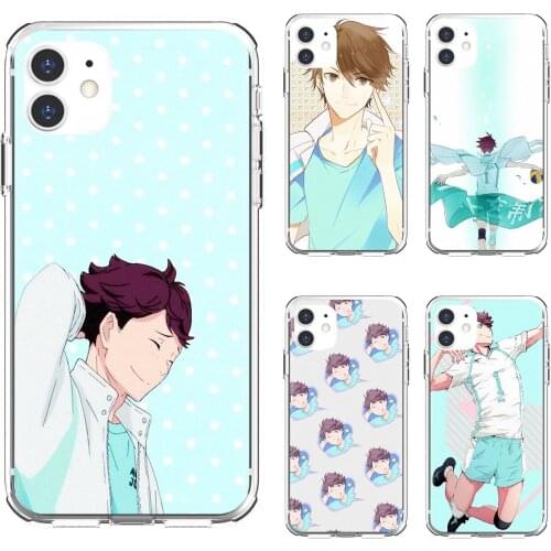 Silicone Case For Apple iPhone 10 11 12 Pro Mini 4S 5S SE 5C 6 6S 7 8 X XR XS Plus Max 2020 Haikyuu-Anime-Oikawa-Tooru-TOAKA