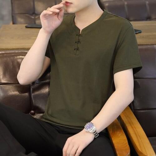 YaSuGuoJi Men's Plain T-shirts