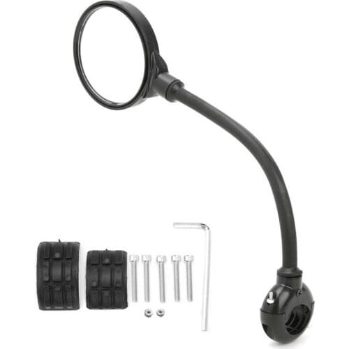 Bicycle Rear View Mirror Cycling Clear Wide Range Back Sight Rearview Reflector Electric Bike Adjustable Rear Mirror Accessories