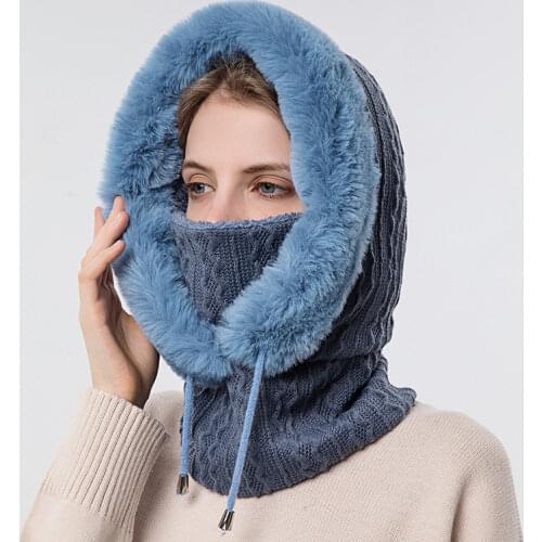 Solid Color Wool Beanie Women Autumn Winter Soft Warm Knitted Hats Head Cover Girls Ladies Casual Cap