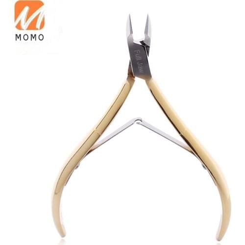 Gold Cuticle Nipper Easy-to-Cut Cuticle Nipper Sharp Nail Art Cuticle Nipper