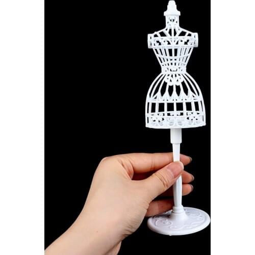 1PC White Doll Display Holder Dress Clothes Gown Mannequin Model Stand Holder Fantasy Doll Accessories