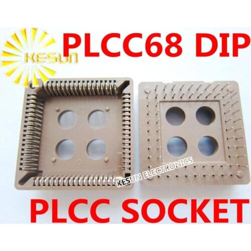 38PCS PLCC68 PLCC 68pins DIP type IC Socket