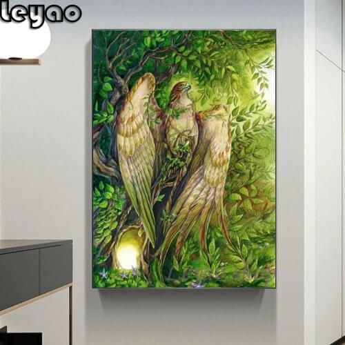5D Diamond Painting Animal Forest Fantasy Bird Art 5D Diy Cross Stitch Rhinestone Pictures Mosaic Embroidery Gift Bedroom Decor