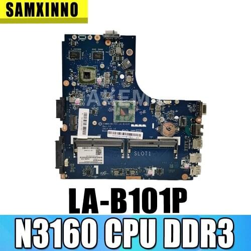 SAMXINNO Brand New !!! ZIWB0/B1/E0 LA-B101P for Lenovo B40-30 Motherboard ( for intel N3160 CPU )