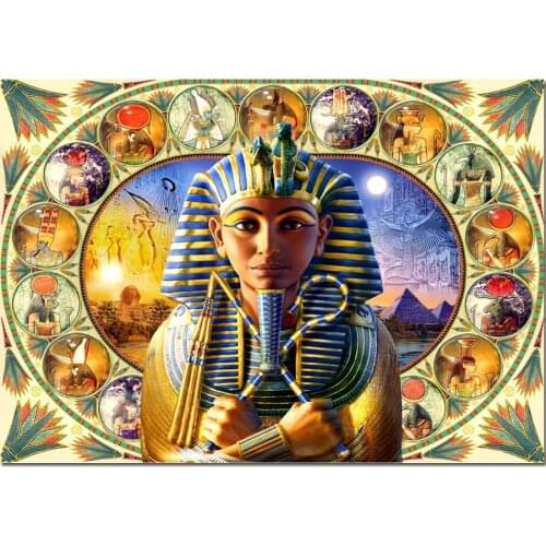 5d diy Diamond Painting Ancient egypt pharaoh DIY Diamond Embroidery Full Square Round diamond Picture mosaic sticker decor