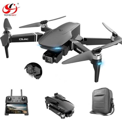 Toysky Buy online S189 Pro 5G WIFI FPV 1KM Brushless RC Drones with hd camera and gps 4K ESC Camera at low prices