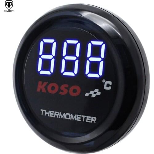 ROAOPP Motorcycle Thermometer Instruments Water Temp Temperature Digital Display Gauge Meter Universal For Xmax 300 250 125