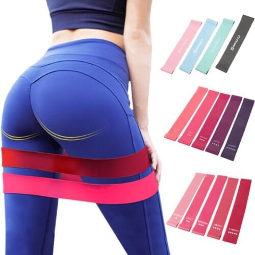 Yoga Fitness Resistance Loop Environmental Latex Different Levels Exercise Band for Women Men Legs Hip Strength Training