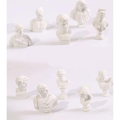 Greek Mythology Venus Apollo Figure Half-Length Portrait Resin Gypsum Statue Craftwork