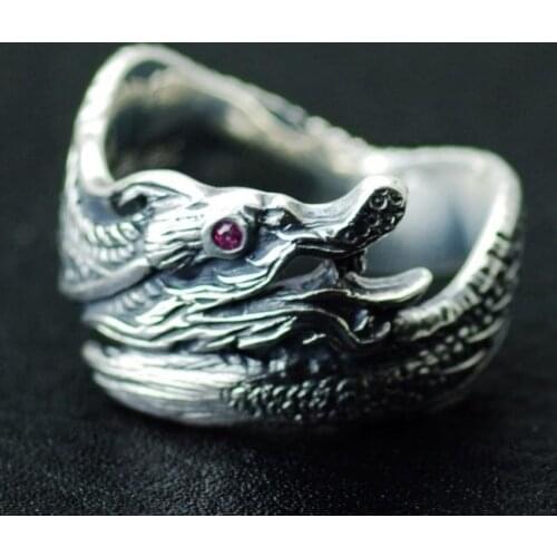 Thai Silver Dragon 925 Sterling Silver Ring