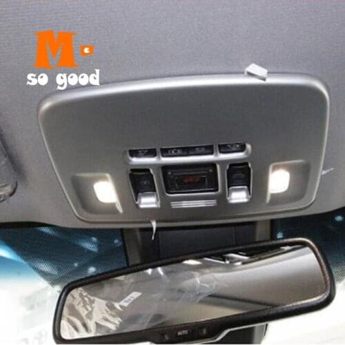 ABS Matte Accessories 2018 Car Front Reading Lampshade Read Light Panel Cover Trim Shell Car-styling for Toyota Camry