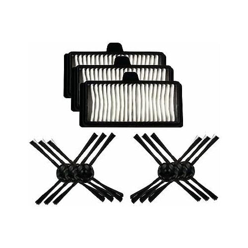 MENALUX MRK03 KIT 6 brushes + 3 filter HEPA vacuum cleaner ROBOT LG HOM-BOT VR