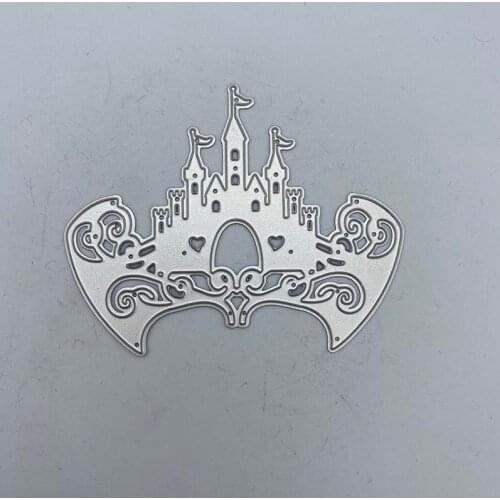 Metal Cutting Dies Scrapbooking Crown Castle for Album Paper DIY Gift Card Decoration Embossing Dies New