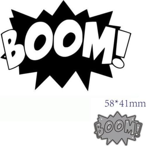 Metal cutting dies cut die mold BOOM decoration Scrapbook paper craft knife mould blade punch stencils