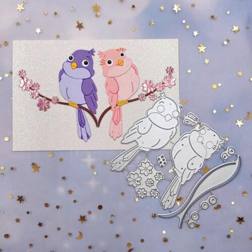 Magpie Bird Metal Cutting Dies Stencil DIY Scrapbooking Album Paper Card Template Mold Embossing Craft Decoration R7UB
