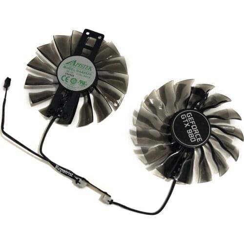 2pcs/set MAXSUN GTX1080 GTX 1070 JetStream GPU VGA Cooler Cooling Fan For GTX1080Ti Super JetStream Video Grahics Card Cooling