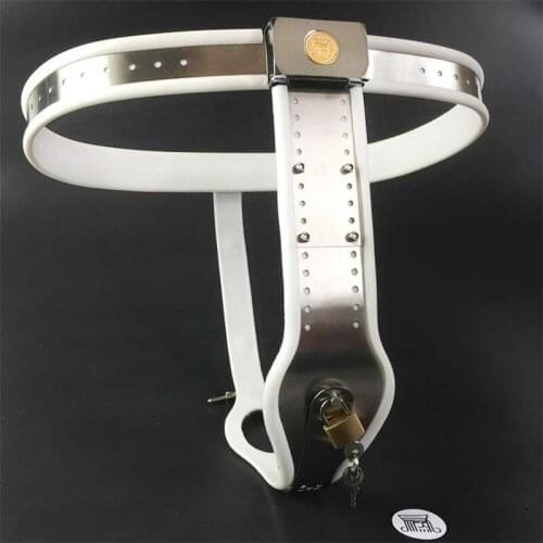 Stainless Steel Female Chastity Belt With Anal Vagina Plug Masturbator Dildo Strap On Pants Bdsm Metal Sex Tools Chastity Device