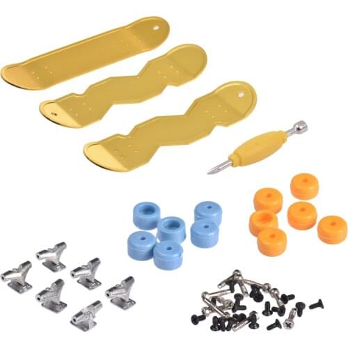 Educational Finger Skating Board Table Game Toy Child Mini Fingerboard Finger Scooter Skate Repair Tool Skateboard Assembly Kit