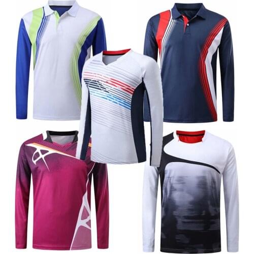 2021 Spring Autumn Long-sleeved Sports T-shirt men/women,Quick-dry Breathable Tennis wear Shirts,Badminton Sportswear Clothes