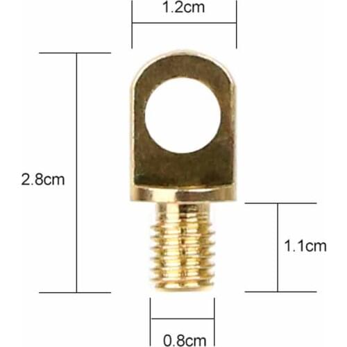 For CXB3590 COB LED Grow Lights Citizen 1212& LUMENS CXM32 Plant Growth Steel Sling Suspension Kit 18K Gold Nut + Washer + Screw