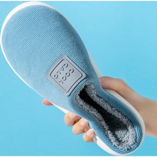 Women platform slippers High elastic sponge soft comfy home slippers for womens Indoor non-slip mute floor plush slippers 2021