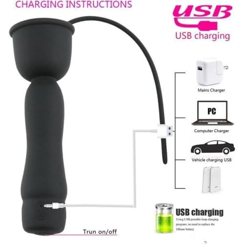 16 Speed Urethral Vibrator Glans Exercises Sound Catheter Male Masturbation Silicone Dilator Penis Plug Erotic Sex Toys For Men