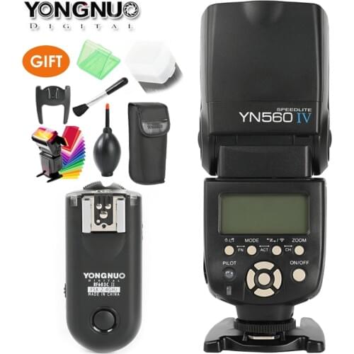 YONGNUO YN-560 IV Master Radio Flash Speedlite + RF-603 II Wireless Trigger for Canon 1000D 650D 550D 450D 6D