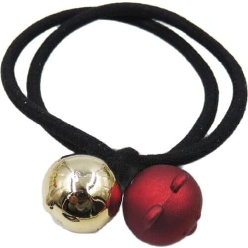 10PCS/LOT Novelty Two Pig Balls Elastic Hair Bands Toys For Girl Handmade Bow Headband Scrunchy Kids Hair Accessories For Women