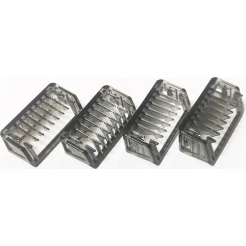 4Pcs Salon Barber Hair Removal for Norelco OneBlade Comb Cutting, 1 2 3 5mm QP210/50 220 2523 2520 2527 6520