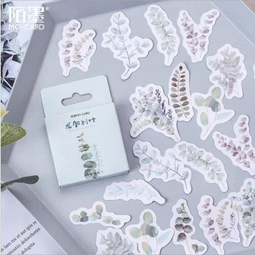 45 Pcs/lot Creative Cute Leaves Mini Paper Sticker Decoration Diy Ablum Diary Scrapbooking Label Sticker Kawaii Stationery