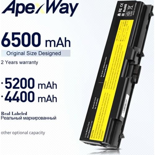 10.8V Laptop Battery For Lenovo ThinkPad T410 T410i T420 L420 L410 W520 E40 E50 14" 15" 42T4235 42T4731 51J0499 57Y4185 6500mAh