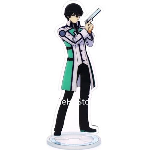 Anime The irregular at magic high school Action Figure Cosplay Toys Shiba Tatsuya Miyuki Acrylic Figures Model Dolls 15cm