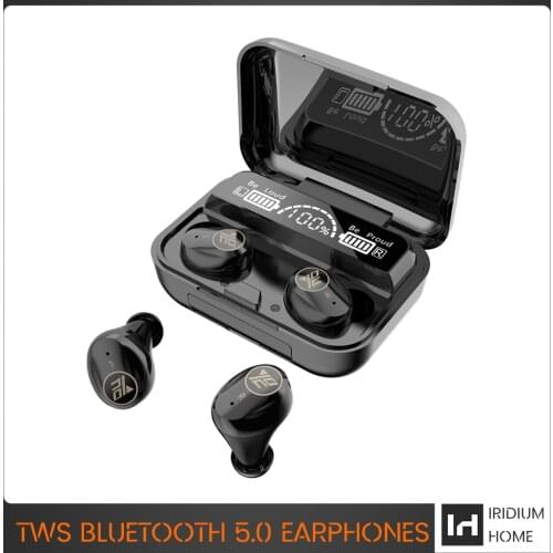 TWS M16 Earphones Charging Box Stereo Sports Waterproof Wireless Bluetooth Headphones 9D fone Headphones for Smartphone Portable
