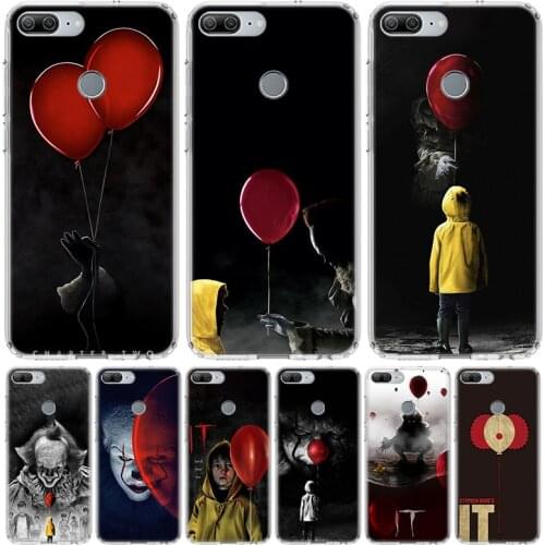 Pennywise Clown ItChapter Phone Case for Huawei Honor 10 9 Lite Y9 Y5 Y6 Y7 2019 8X 8A 8S 7A 7X 10i 20i Pro V30 Art Coque Capa