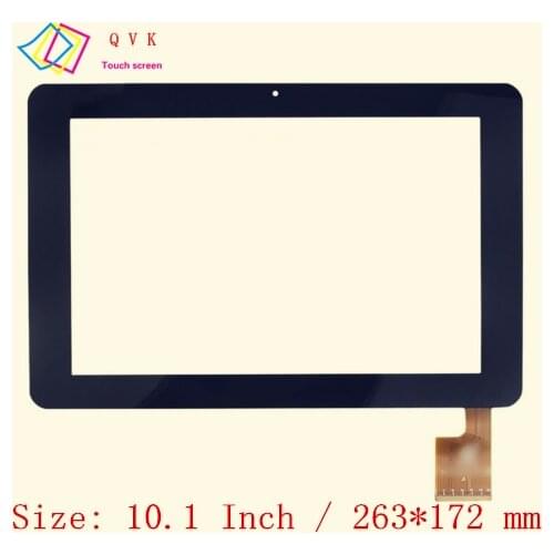 Black 10.1 Inch for Sanei N10 Ampe A10 tablet pc capacitive touch screen glass digitizer panel Free shipping TPC0323 VER1.0