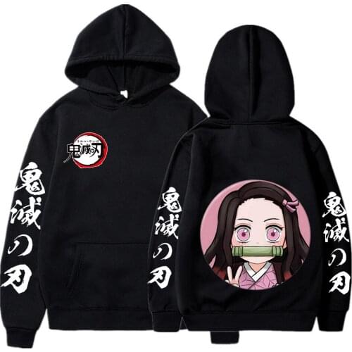 Demon Slayer Kawaii Kamado Nezuko Man/woman Hoodie Sweatshirt Hoody