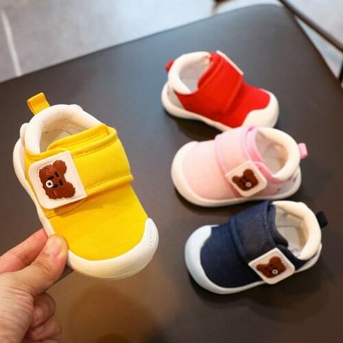 Childrens Toddler Shoes Boys Baby Childrens Shoes Soft-soled Anti-slip Cartoon Breathable Girl Woman Shoes Woman Flats