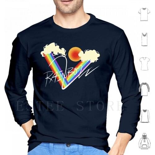 Rainbowv ( White Text Ver ) Hoodies Nct Wayv Qian Kun Li Yongqin Ten Winwin Sicheng Lucas Yukhei Xuxi Xiaojun