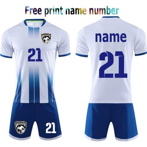 Custom Soccer Jjersey Set Men Football Uniform,Soccer Jerseys Futbol Child Football Set Suit 2019 2020 New Men Tracksuit 3XS-3XL