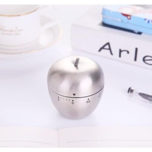Stainless steel timer kitchen timer egg / apple reminder mechanical fixed clock