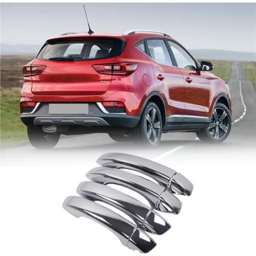NEW-8 Pcs Car Door Handle Cover Trim for MG ZS 2017-2020 Chrome Car Door Handles Cover Car Accessories