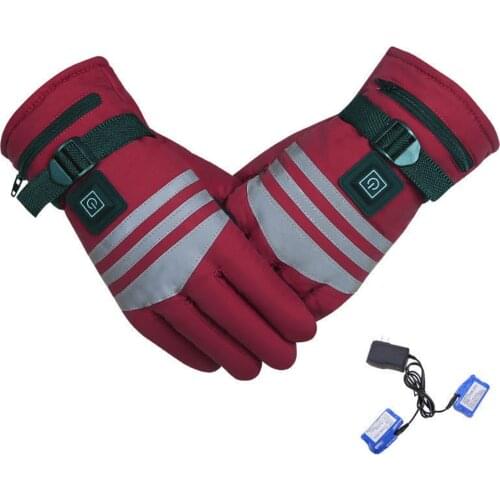 7.4V 3400 mAh Heated Gloves Rechargeable Battery Powered Electric Heated Hand Warmer for Hunting Fishing Skiing Cycling Glove
