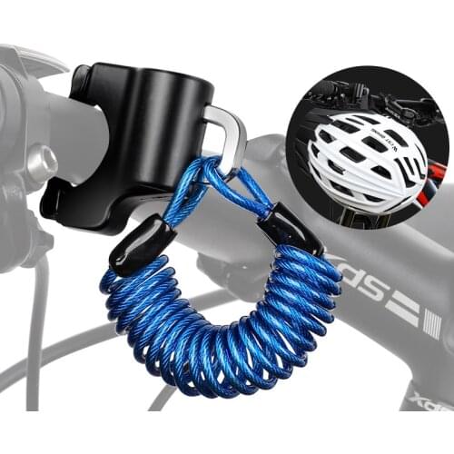 Mini Foldable Mountain Bike Bicycle Outdoor Riding Anti-theft Lock with Steel Wire Rope Safety Aluminum Alloy Cable Locks