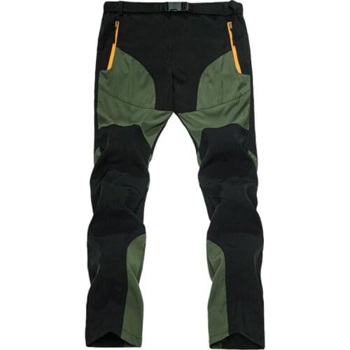 Quick Dry Casual Pants Mens Summer Multi Pockets Lightweight Army Military Cargo Pants Male Outdoorsports Waterproof Trousers